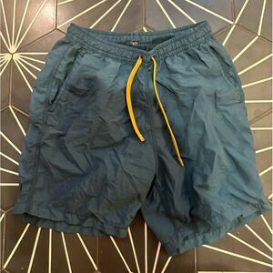 Men’s Faherty Lined Swim Trunks in Blue, size S
